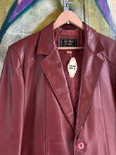 Load image into Gallery viewer, Vintage 1970s Golden State Maroon Leather Jacket
