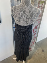 Load image into Gallery viewer, Polka Dot Maxi Dress w/ Lace Details
