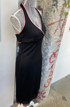 Load image into Gallery viewer, Pink Trimmed Midi Dress
