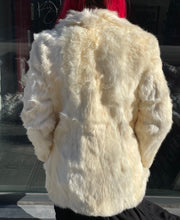 Load image into Gallery viewer, Vintage White Fur Coat
