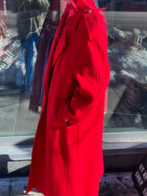Load image into Gallery viewer, Red Wool Doublebreasted Overcoat
