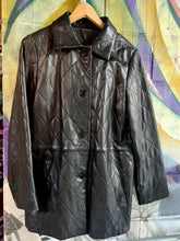 Load image into Gallery viewer, Vintage LNR Quilted Black Leather Jacket
