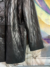 Load image into Gallery viewer, Vintage LNR Quilted Black Leather Jacket
