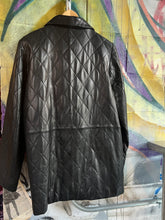 Load image into Gallery viewer, Vintage LNR Quilted Black Leather Jacket
