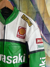 Load image into Gallery viewer, Vintage Kawasaki Racing Moto Jacket
