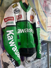 Load image into Gallery viewer, Vintage Kawasaki Racing Moto Jacket
