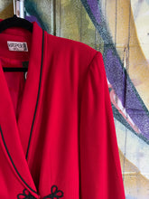 Load image into Gallery viewer, Vintage Red Frog Closure Blazer
