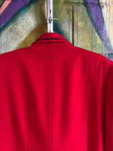 Load image into Gallery viewer, Vintage Red Frog Closure Blazer
