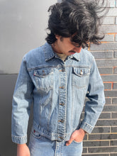 Load image into Gallery viewer, Hand Drawn Denim Jacket
