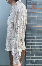 Load image into Gallery viewer, Silk Blend Snakeskin Blouse

