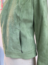 Load image into Gallery viewer, Valerie Stevens Mock Neck Suede Jacket
