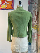 Load image into Gallery viewer, Valerie Stevens Mock Neck Suede Jacket
