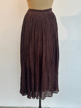 Load image into Gallery viewer, Brown Flowy Maxi Skirt
