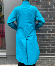 Load image into Gallery viewer, 80s Aurora International Blue Trench
