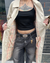 Load image into Gallery viewer, Vintage Burberry Trenchcoat w/ Plaid Lining
