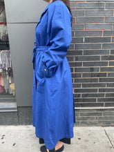 Load image into Gallery viewer, Cobalt Blue London Fog Trench
