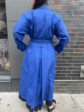 Load image into Gallery viewer, Cobalt Blue London Fog Trench
