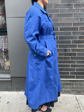 Load image into Gallery viewer, Cobalt Blue London Fog Trench
