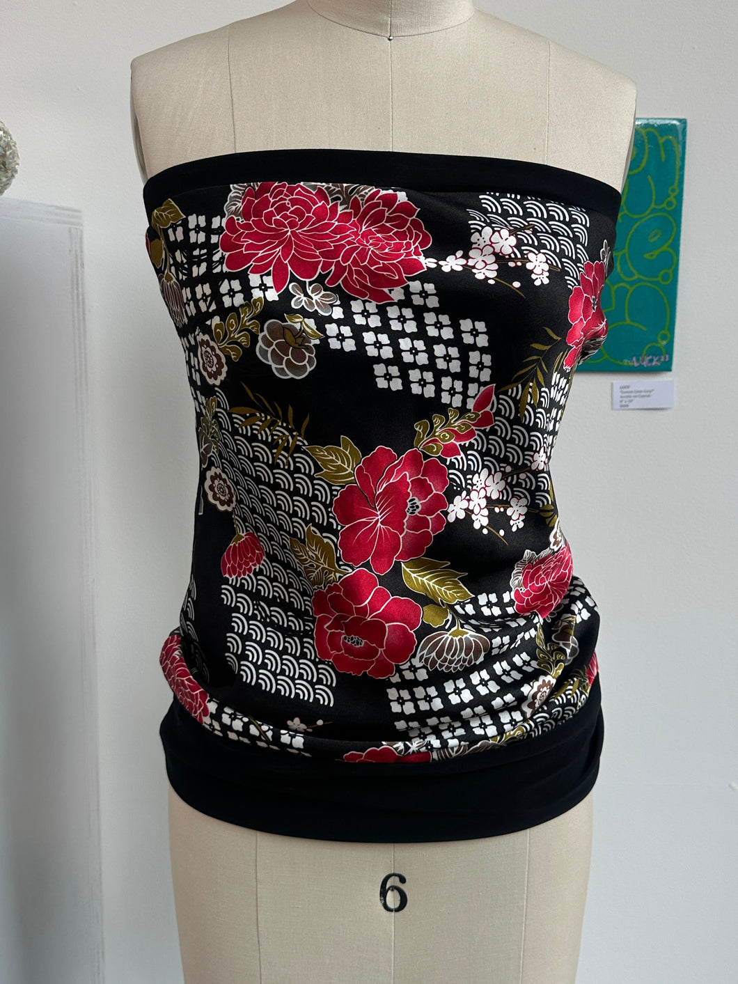 Japanese Print Tube Top
