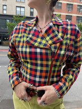 Load image into Gallery viewer, Emanuel Ungaro Plaid Cotton Jacket
