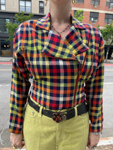 Load image into Gallery viewer, Emanuel Ungaro Plaid Cotton Jacket
