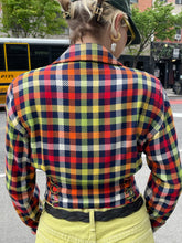 Load image into Gallery viewer, Emanuel Ungaro Plaid Cotton Jacket
