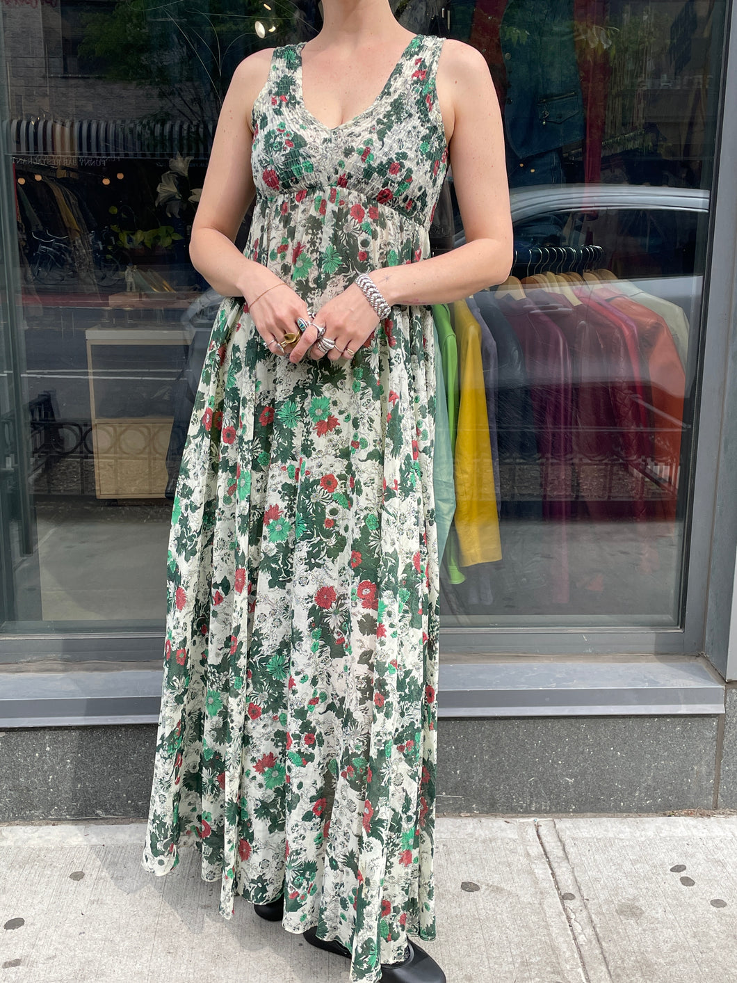70s Floral Maxi Dress – Everythings Fine Vintage