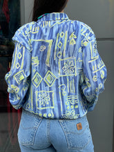 Load image into Gallery viewer, Vintage Teddy Pattern Wind Breaker
