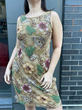 Load image into Gallery viewer, 90s Sequin &amp; Sheer Floral Dress
