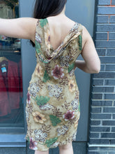 Load image into Gallery viewer, 90s Sequin &amp; Sheer Floral Dress
