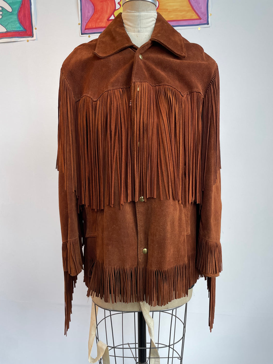 Suede Fringe Western Jacket