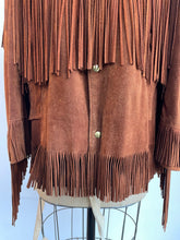 Load image into Gallery viewer, Suede Fringe Western Jacket
