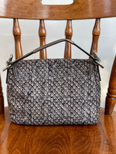 Load image into Gallery viewer, Coach Grey Snakeskin Print Bag
