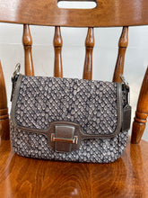 Load image into Gallery viewer, Coach Grey Snakeskin Print Bag
