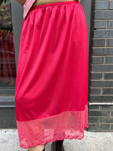 Load image into Gallery viewer, Vintage Satin Slip Skirt
