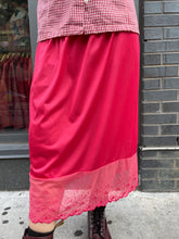Load image into Gallery viewer, Vintage Satin Slip Skirt
