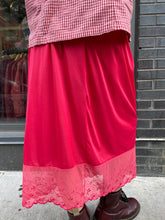 Load image into Gallery viewer, Vintage Satin Slip Skirt

