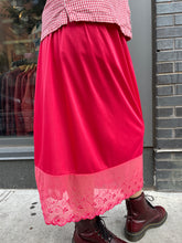 Load image into Gallery viewer, Vintage Satin Slip Skirt
