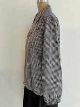 Load image into Gallery viewer, 90s Gingham Butterfly Zip-Up
