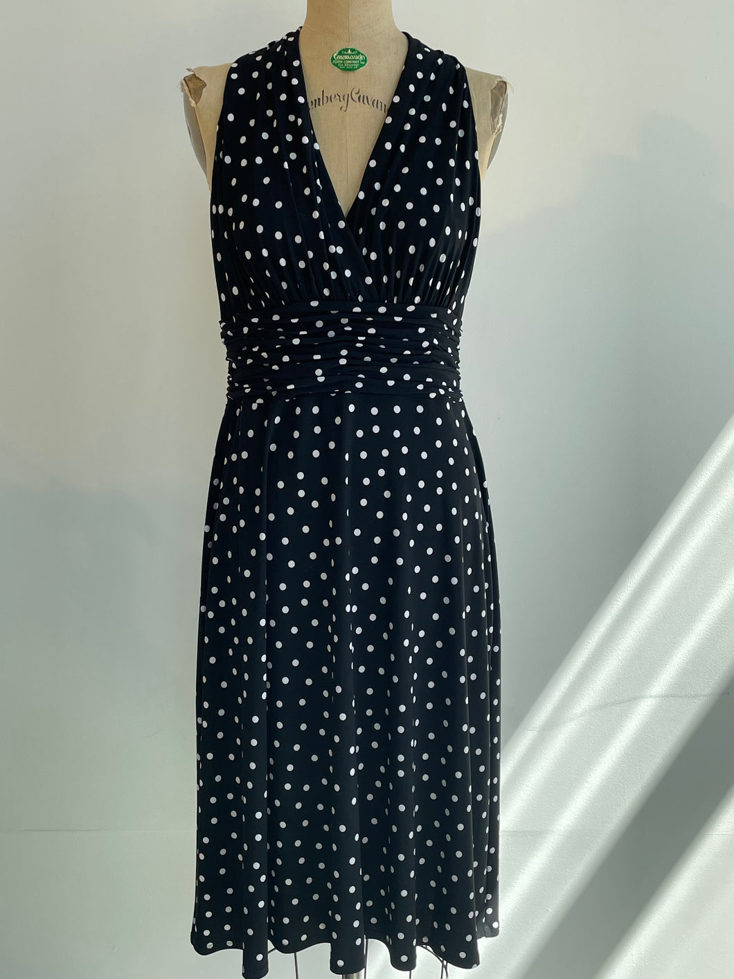 Polka Dot Halter Dress