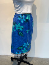 Load image into Gallery viewer, Y2K Blue Floral Skirt
