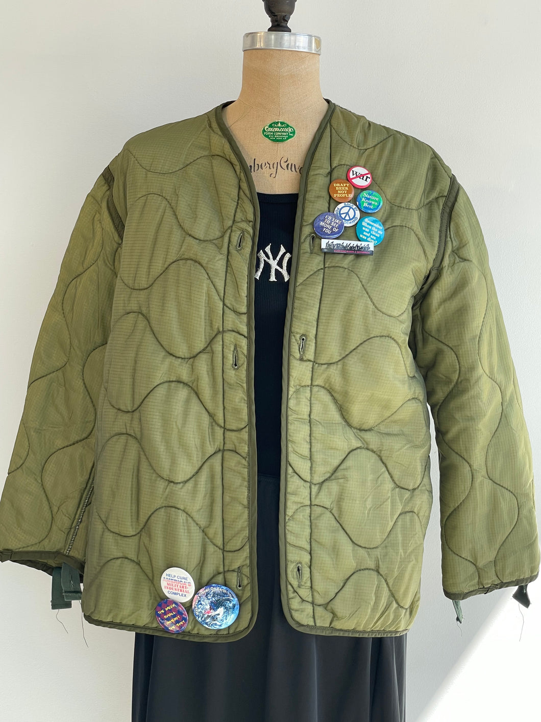 Military Liner w/ Buttons