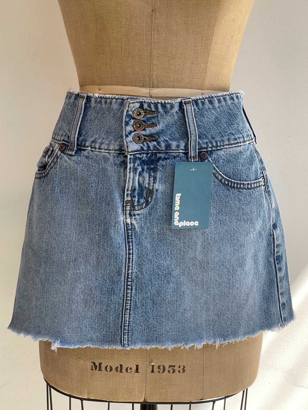 Denim Mini Skirt