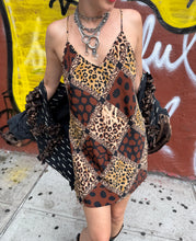 Load image into Gallery viewer, Custom Slip Logo Animal Print Dress

