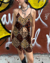 Load image into Gallery viewer, Custom Slip Logo Animal Print Dress

