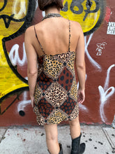 Load image into Gallery viewer, Custom Slip Logo Animal Print Dress
