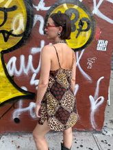 Load image into Gallery viewer, Custom Slip Logo Animal Print Dress
