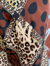Load image into Gallery viewer, Custom Slip Logo Animal Print Dress

