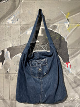 Load image into Gallery viewer, Denim Pocket Tote Bag

