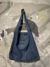 Load image into Gallery viewer, Denim Pocket Tote Bag
